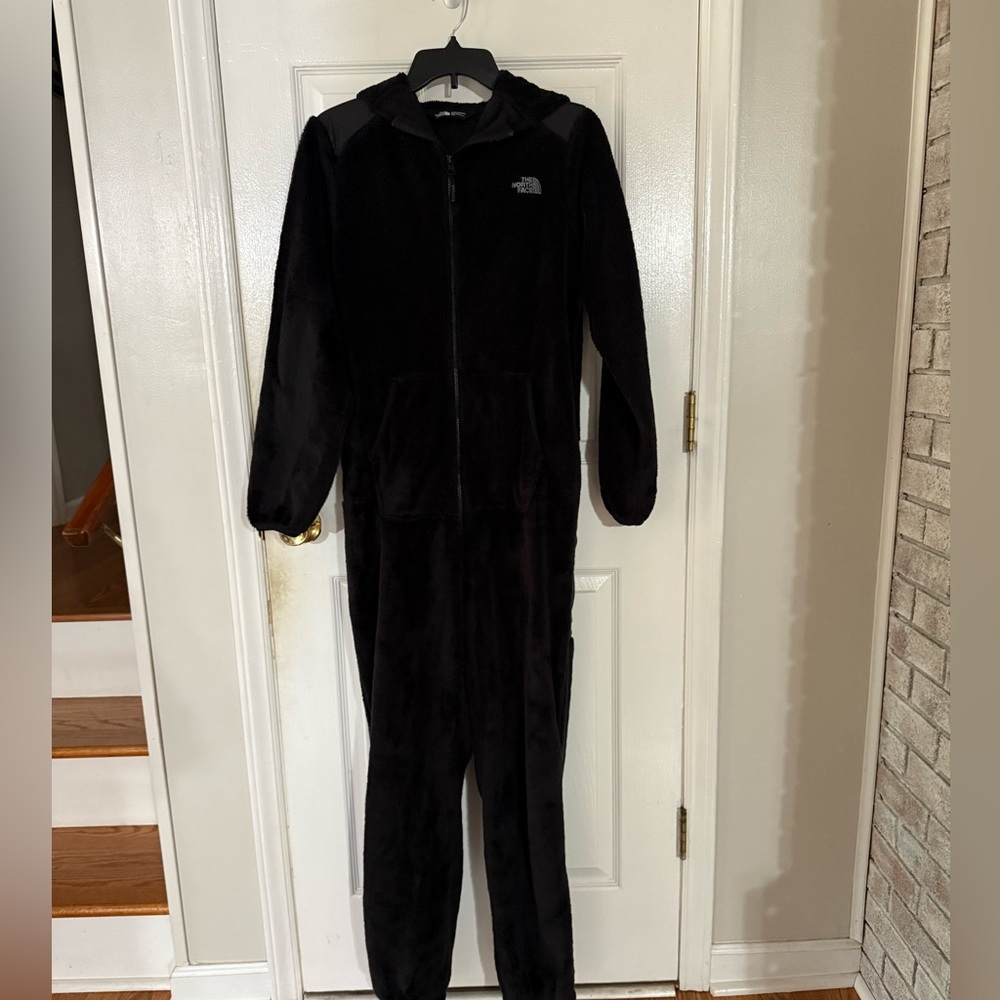 The North Face Black Fleece Jacket/Jumpsuit Womens Small